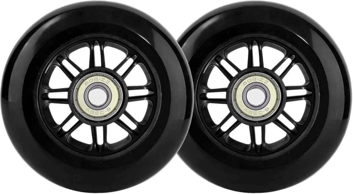 Pro 100mm Heavy Duty PU Replacement Wheels for Kick Scooters with High