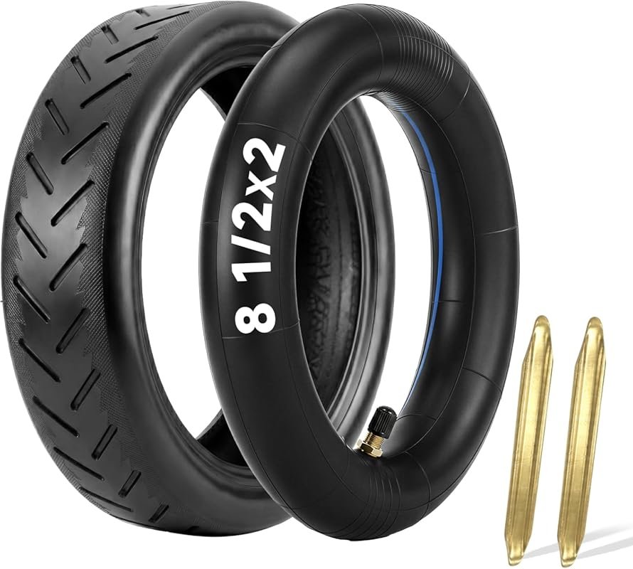 EMERK 8.5x2 Pneumatic Tire Tube Set for Gotrax GXL V2 Xiaomi M365 Pro
