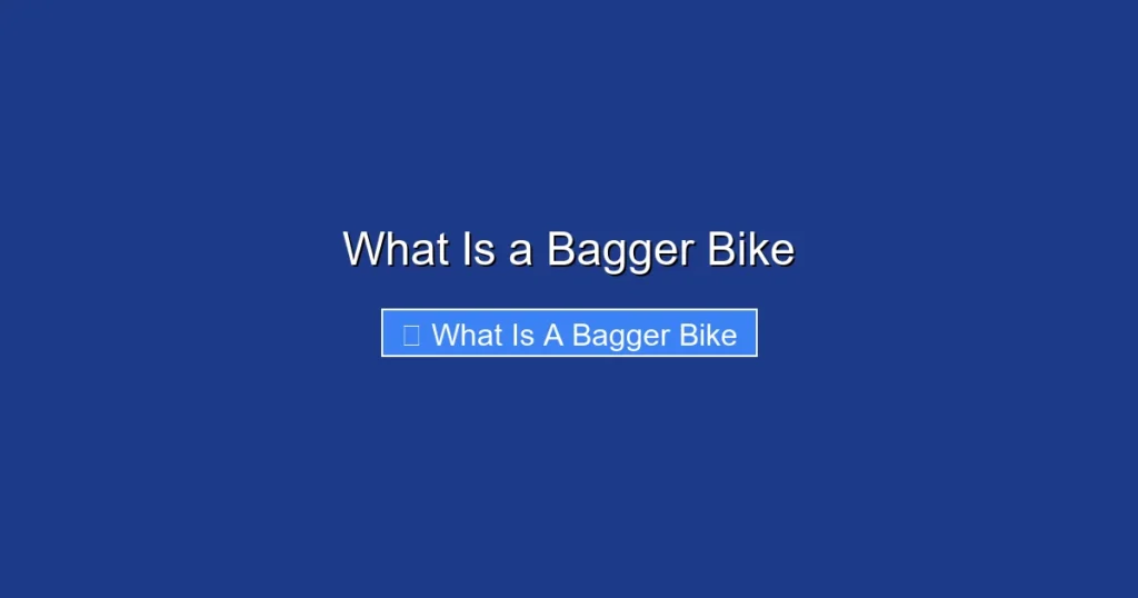What Is a Bagger Bike