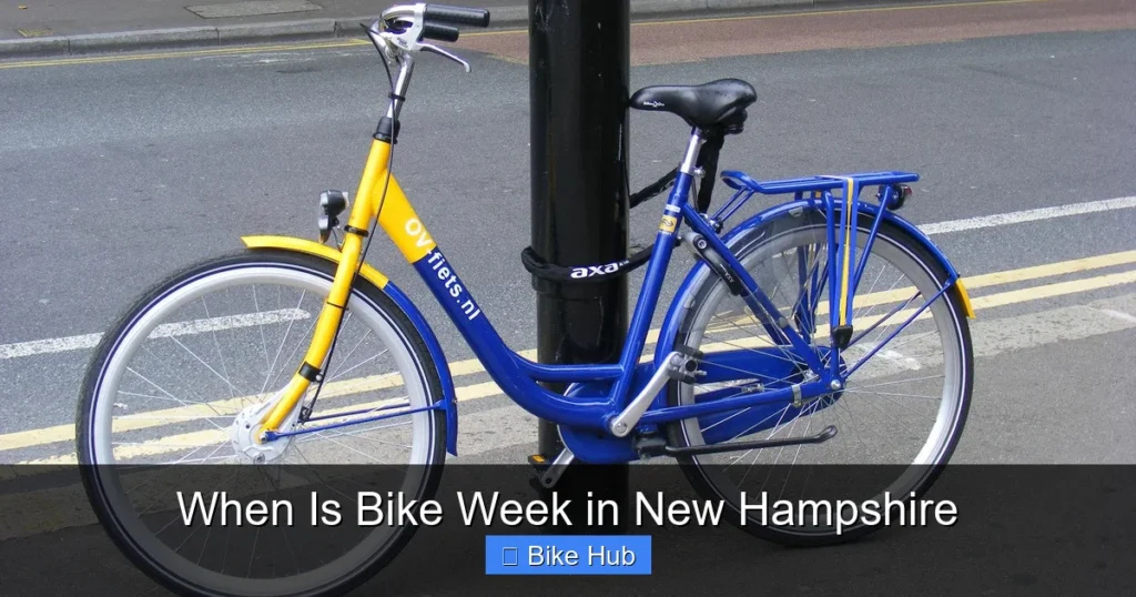 When Is Bike Week in New Hampshire